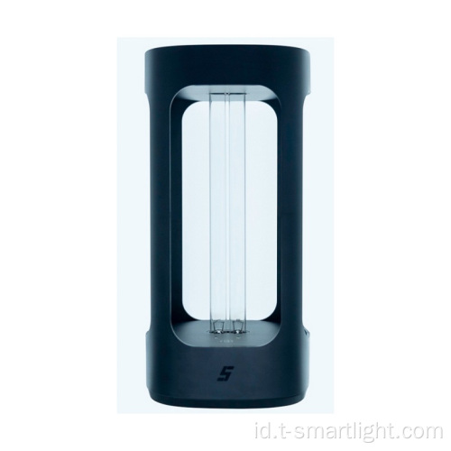 Lampu desinfeksi UV desktop pintar dengan housing hitam